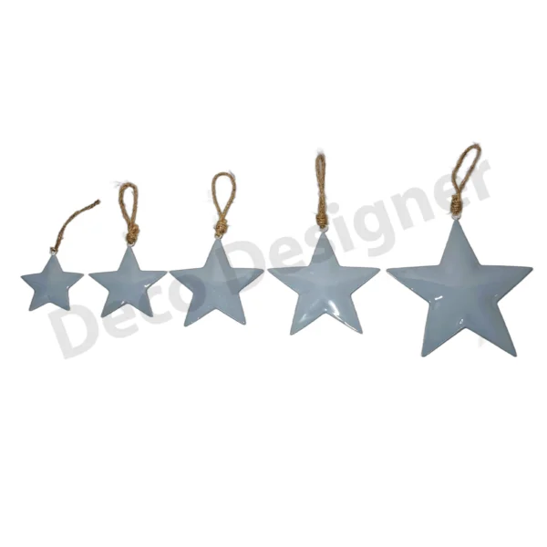 CR1506 - Christmas Hanging Star Decoartion Set of 5