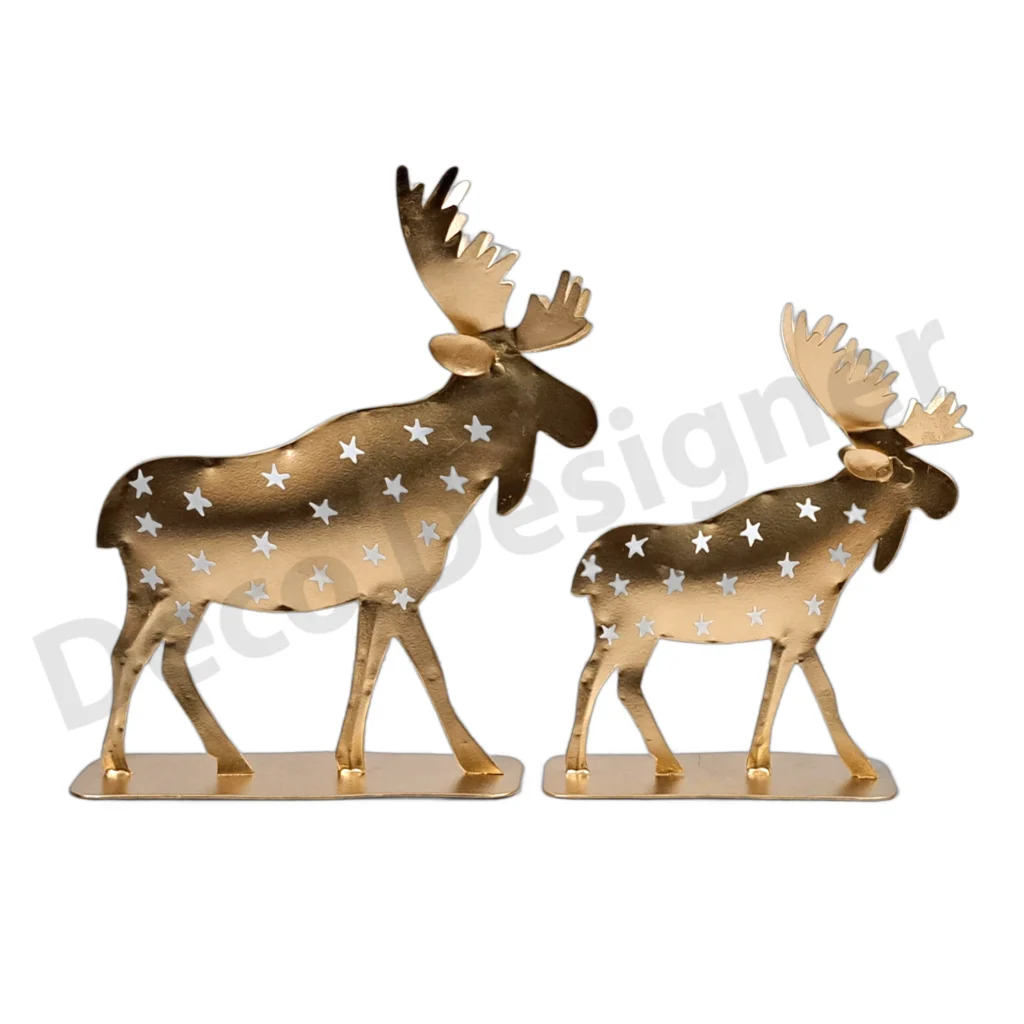 CR1516 - Christmas Moose Decoration on Base