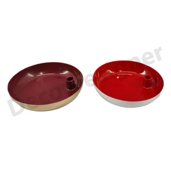 EA1711 - Easter Round Plate Candle Holder