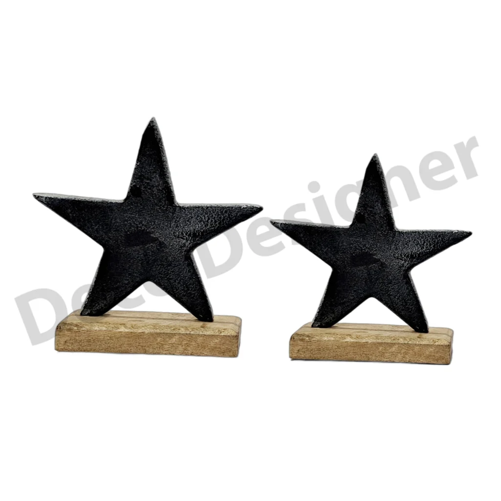 EA1729 - Easter Star Decoration on Wood Base
