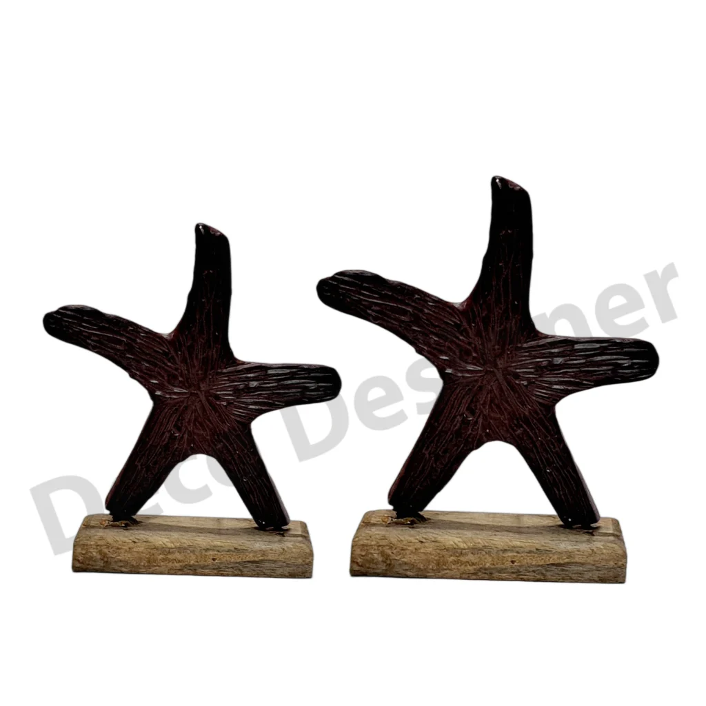 EA1769 - Easter Star Decoration on Wood Base