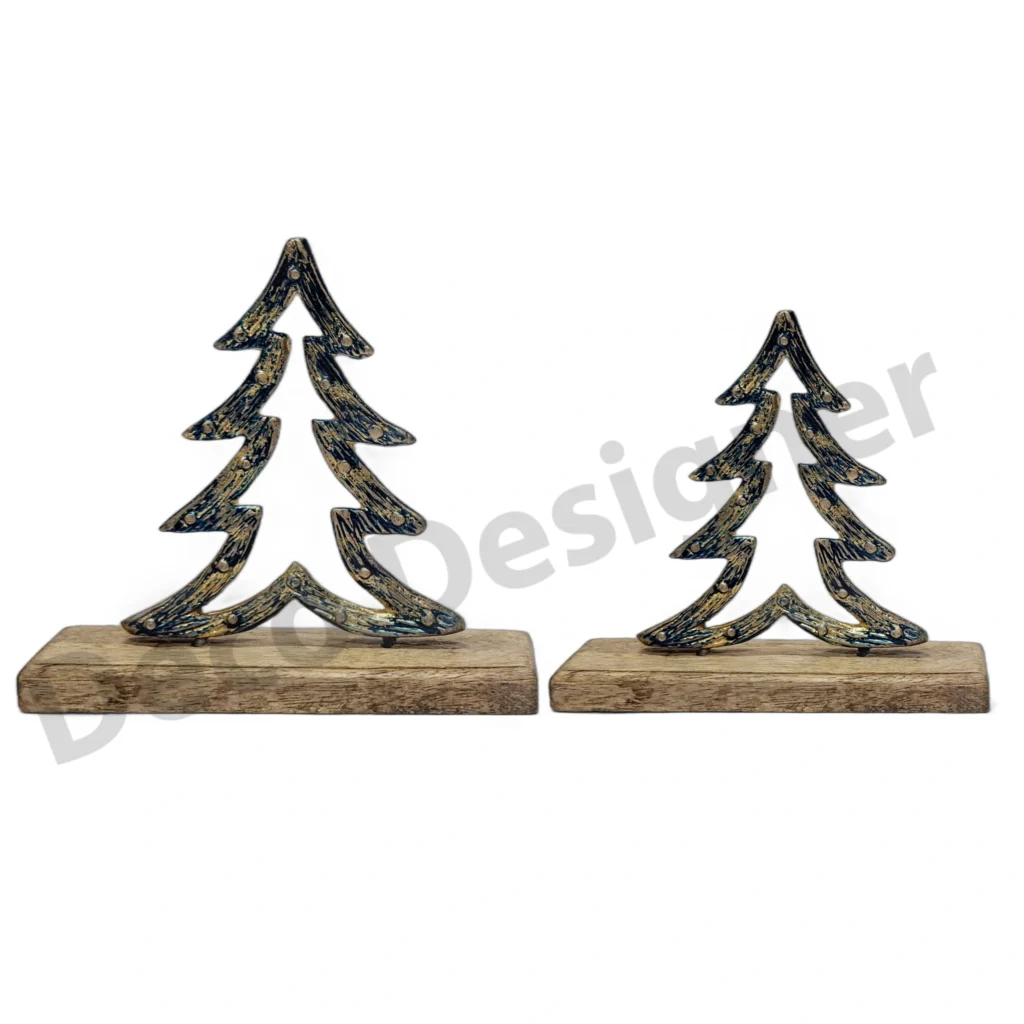 EA1809 - Easter Tree Decoration on Wood Base