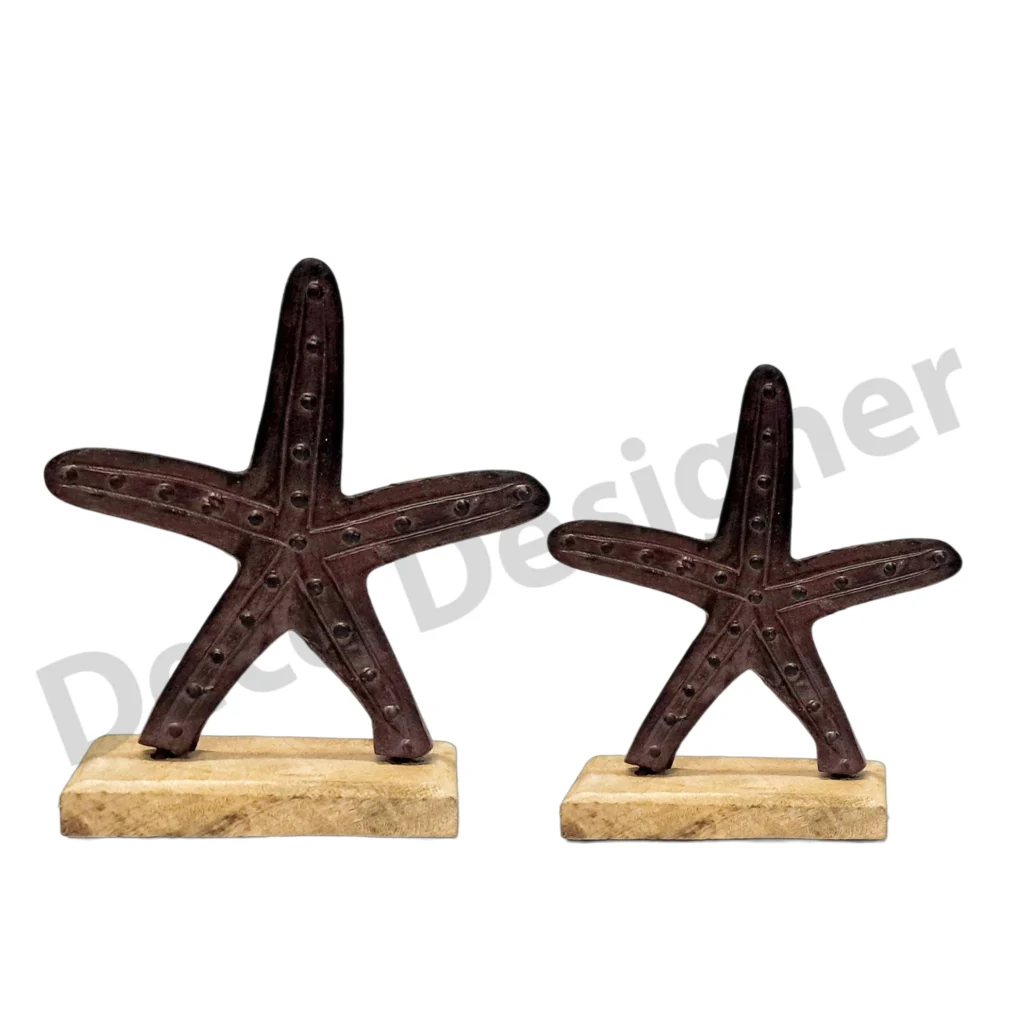 EA1819 - Easter Star Decoration on Wood Base