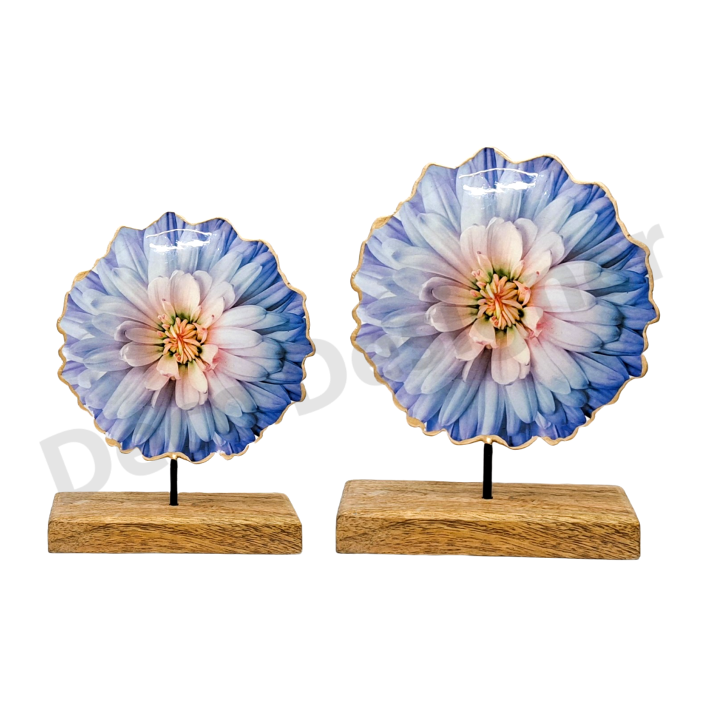 SP2012 - Spring Decoration Flower on Wood Base