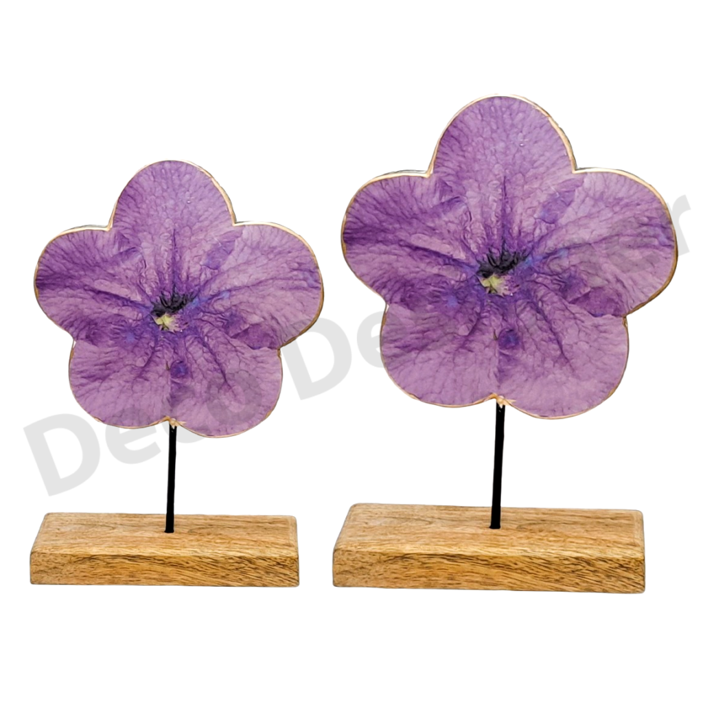 SP2014 - Spring Decoration Flower on Wood Base