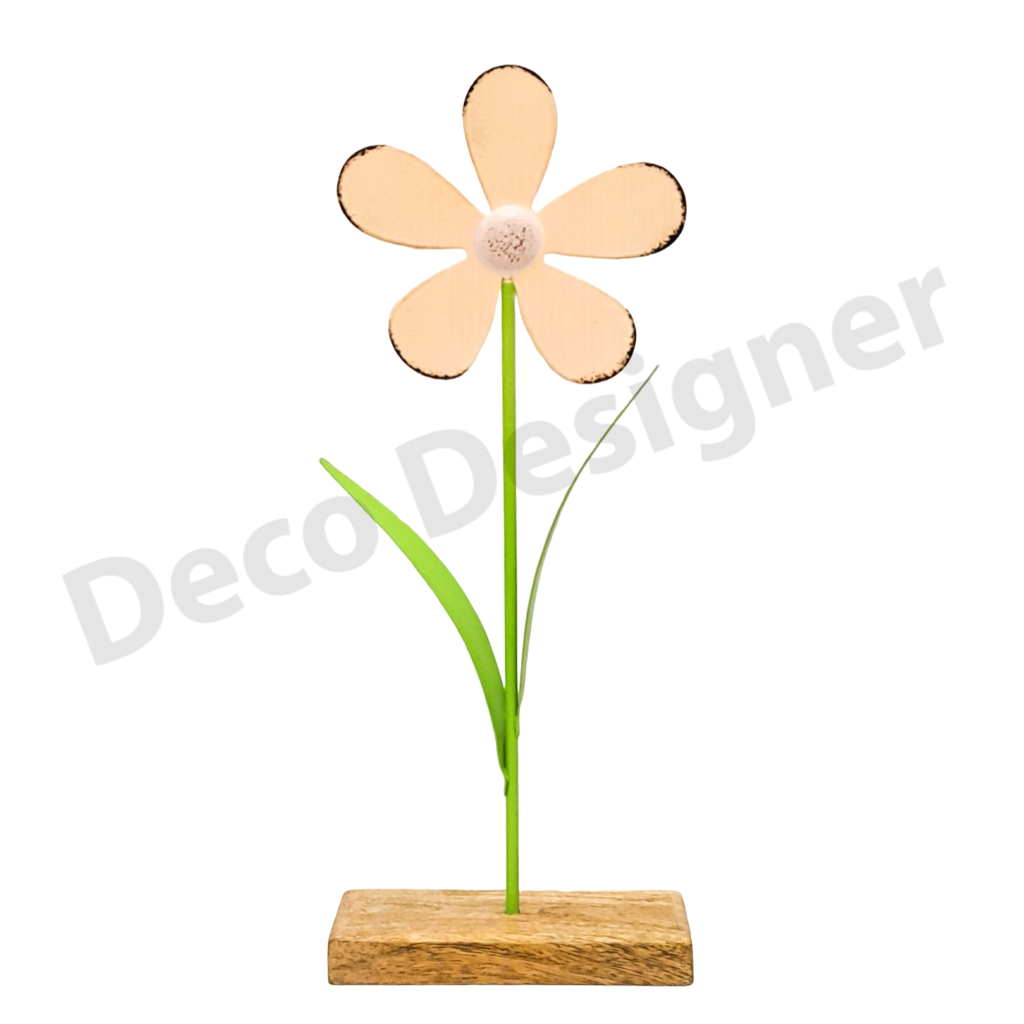 SP2020 - Spring Decoration Flower on Wood Base