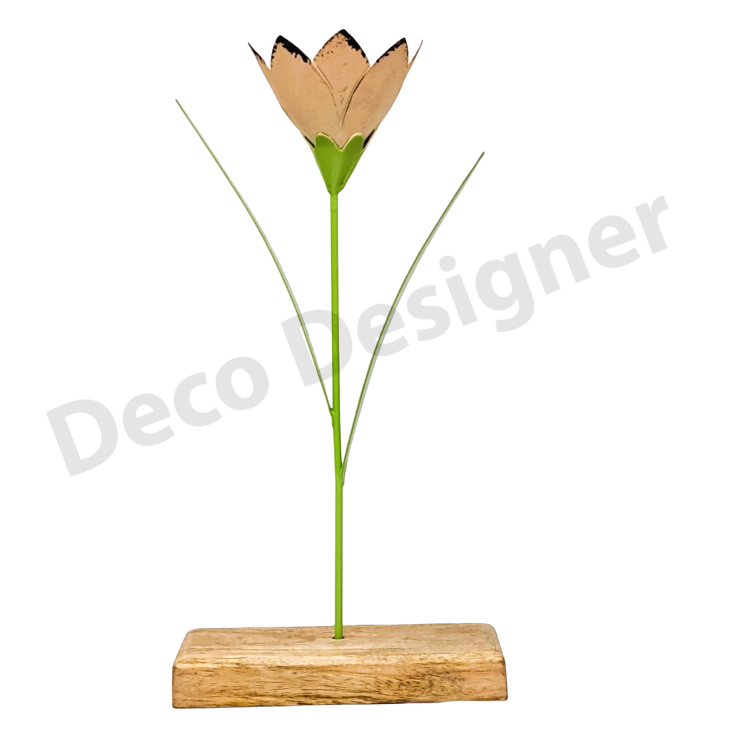 SP2023 - Spring Decoration Flower on Wood Base