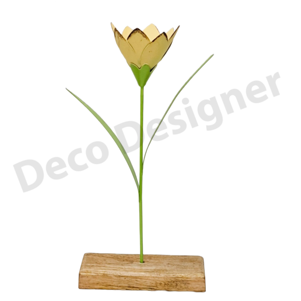 SP2024 - Spring Decoration Flower on Wood Base