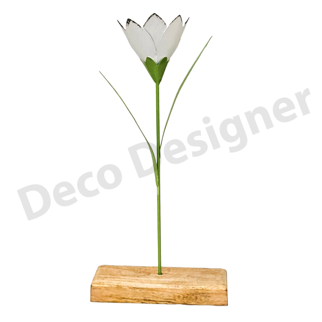 SP2025 - Spring Decoration Flower on Wood Base
