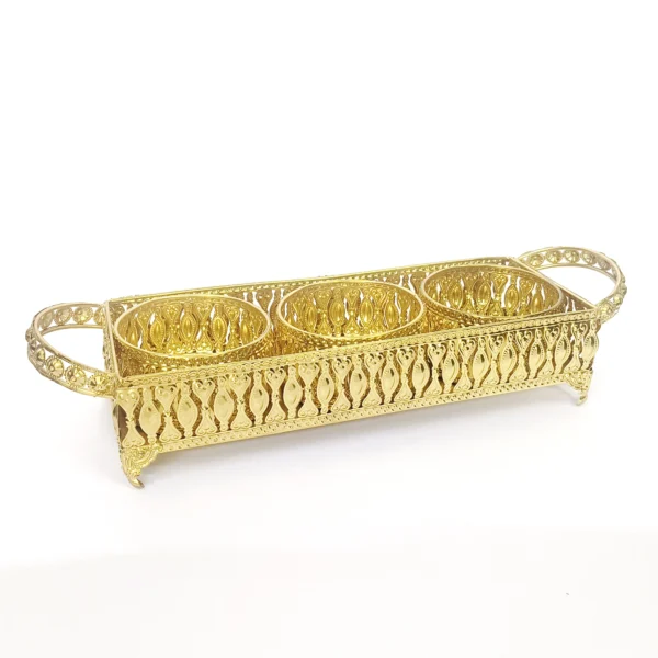 Decorative Metal Serving Tray & Platter - Deco Designer (3)