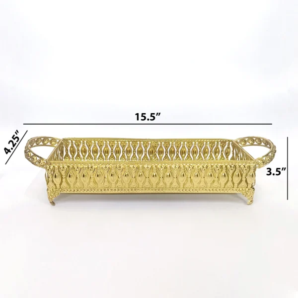 Decorative Metal Serving Tray & Platter - Deco Designer (4)