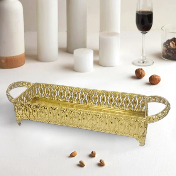 Decorative Metal Serving Tray & Platter - Deco Designer (4)
